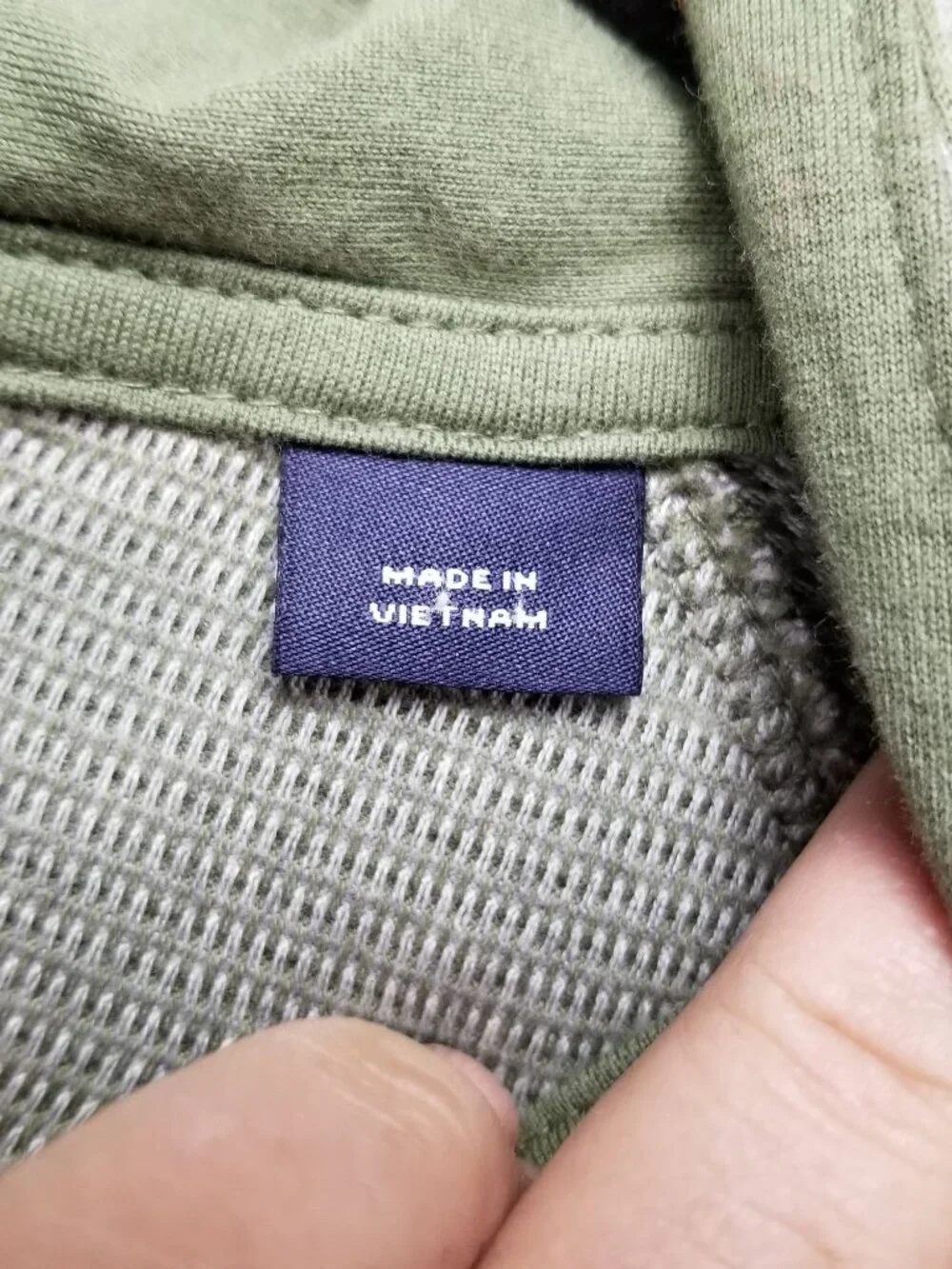 Cremieux Shirt Mens XL Green Striped Cotton Long Sleeve 1/4 Zip Sweatshirt - Picture 4 of 11